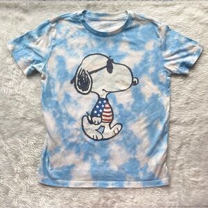 Kids Snoopy Blue Tie-DyeT-Shirt
